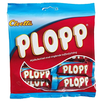 Plopp chocolate bars in a bag